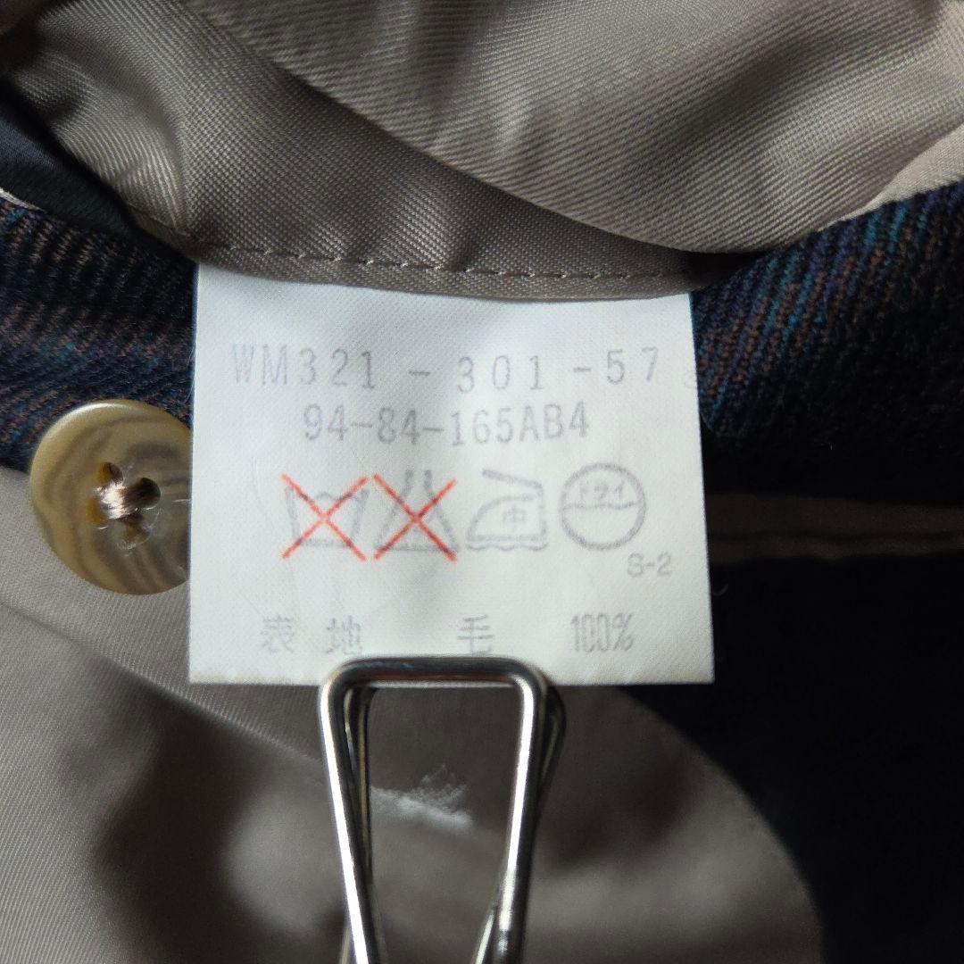 90s 日本製 Burberrys 金ボタン ホースロゴ ダブルブレスト 紺ブレ