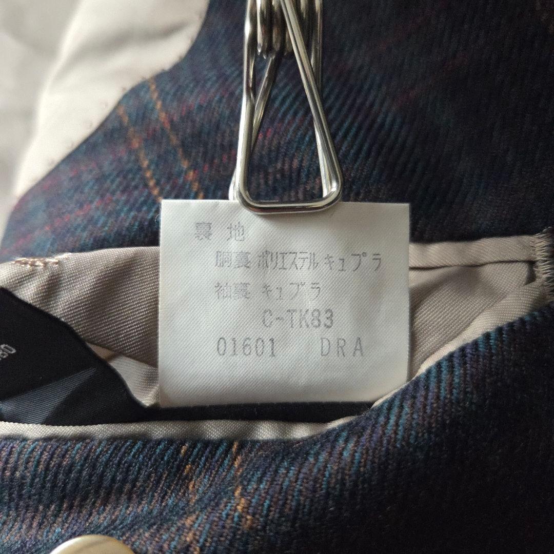 90s 日本製 Burberrys 金ボタン ホースロゴ ダブルブレスト 紺ブレ