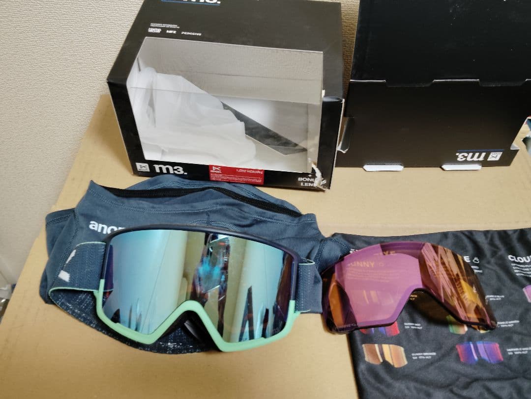 22-23 アノン ゴーグル Low Bridge Fit スペアレンズ付き