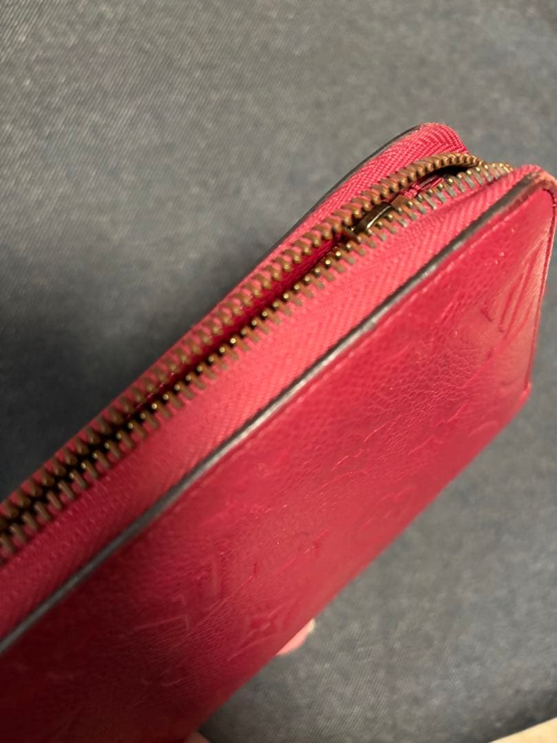 Louis Vuitton ピンクレザー 長財布