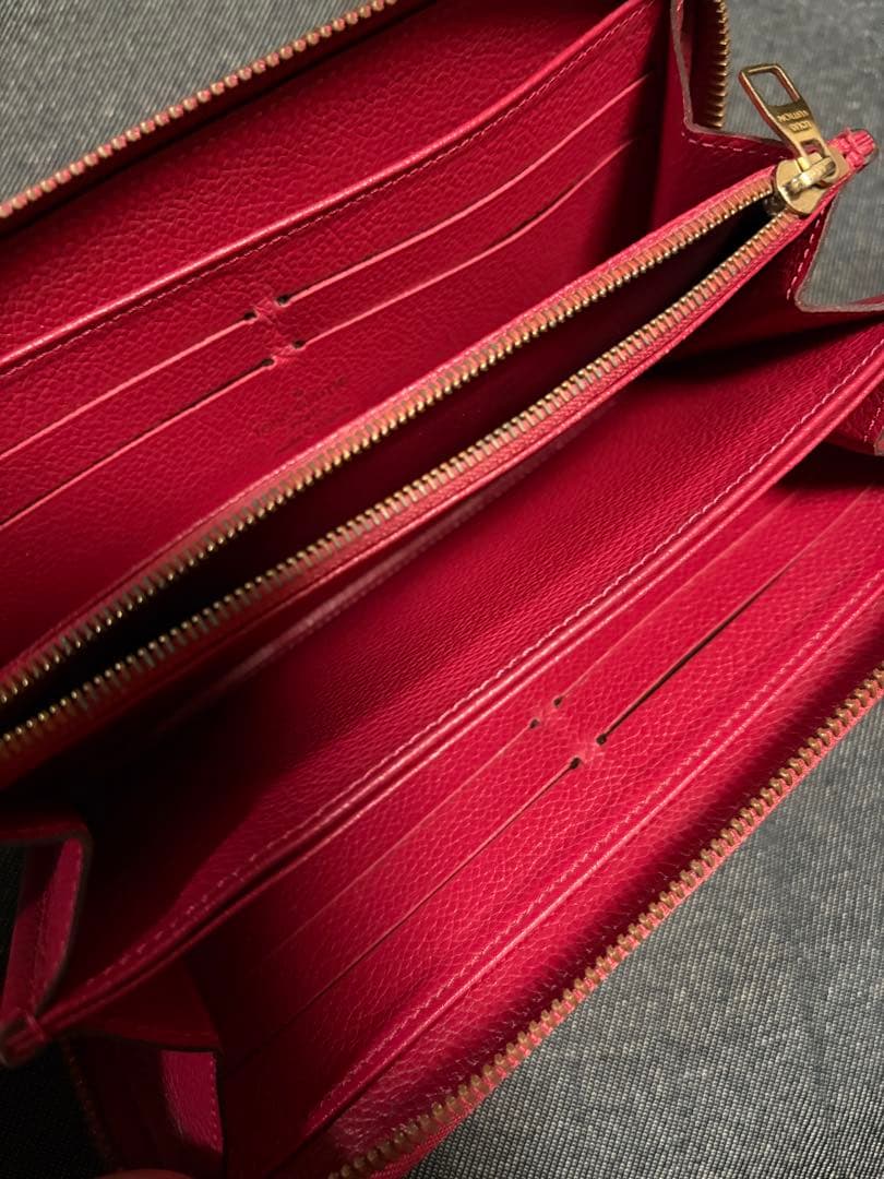 Louis Vuitton ピンクレザー 長財布