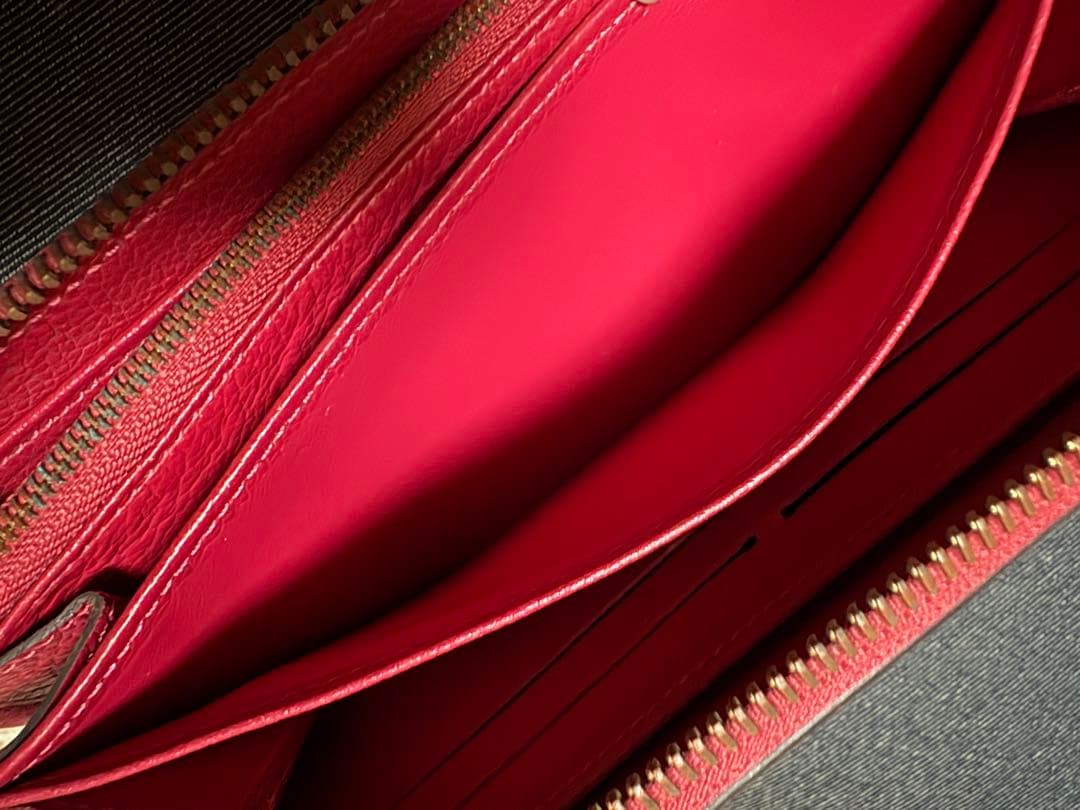 Louis Vuitton ピンクレザー 長財布
