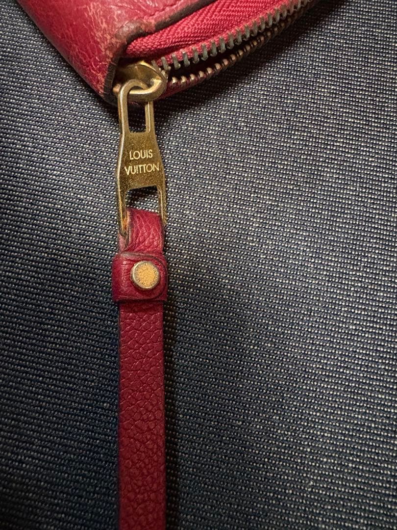 Louis Vuitton ピンクレザー 長財布