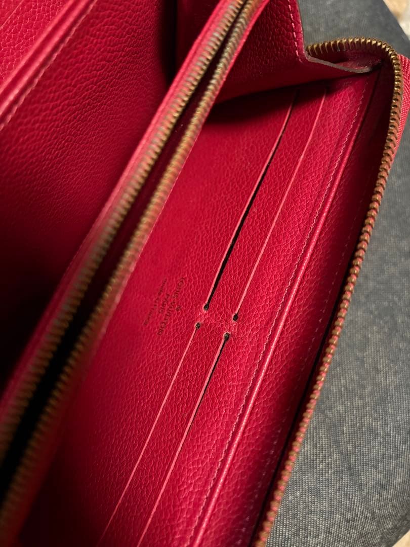 Louis Vuitton ピンクレザー 長財布