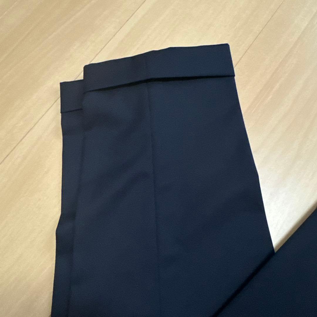 【美品】オーダースーツ スリーピース ダークネイビー