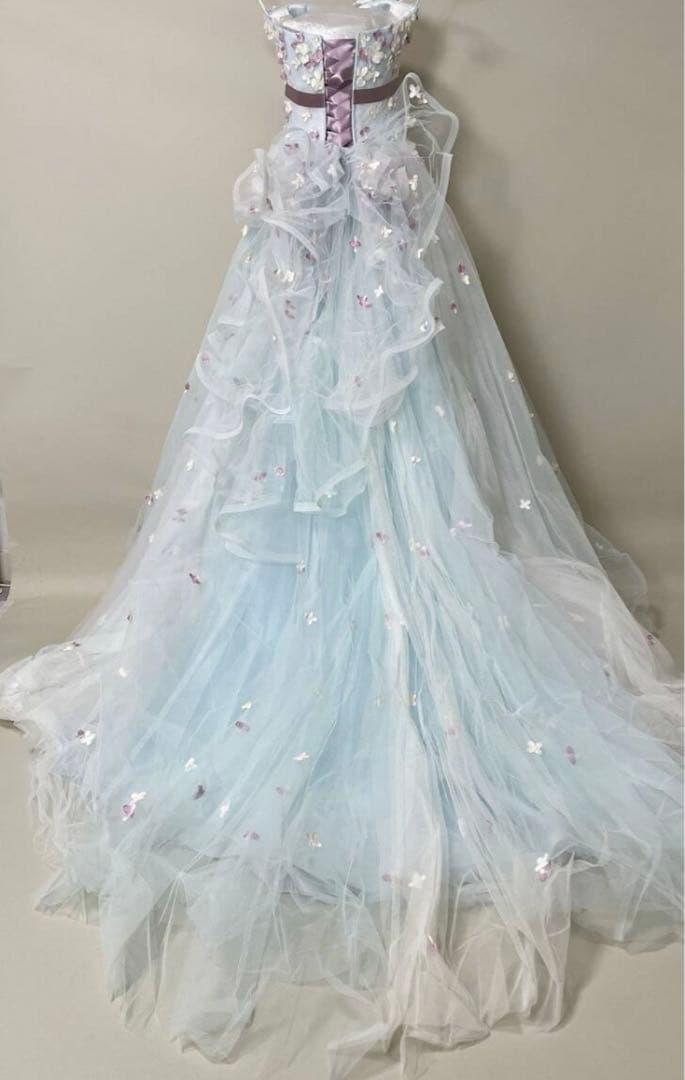 希少✨大人気✨キヨコハタ カラードレス 5〜9号　披露宴 ティファニーブルー