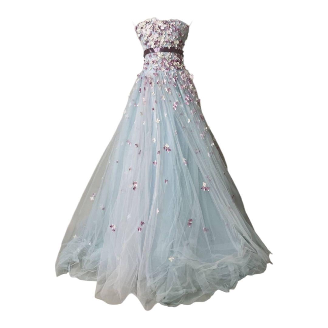 希少✨大人気✨キヨコハタ カラードレス 5〜9号　披露宴 ティファニーブルー