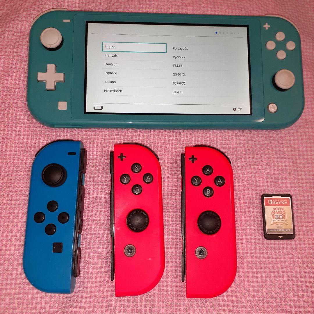 ジャンク！Switch Lite 純正ジョイコントローラー オマケソフト付き。