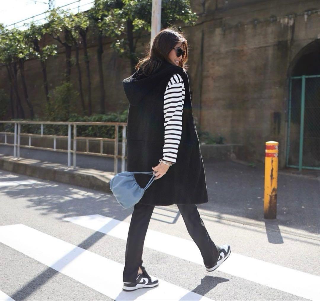 gypsohila ボアベスト　ブラック