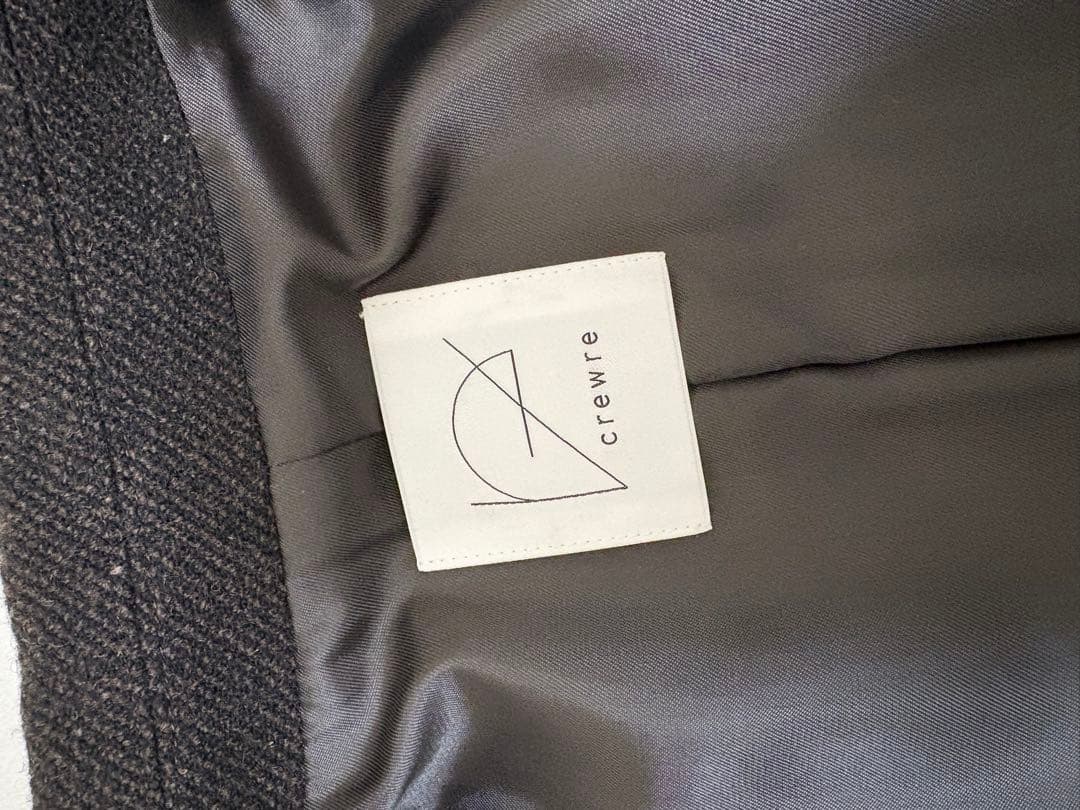 クルーレ crewre ソフトツイードオーバージャケット