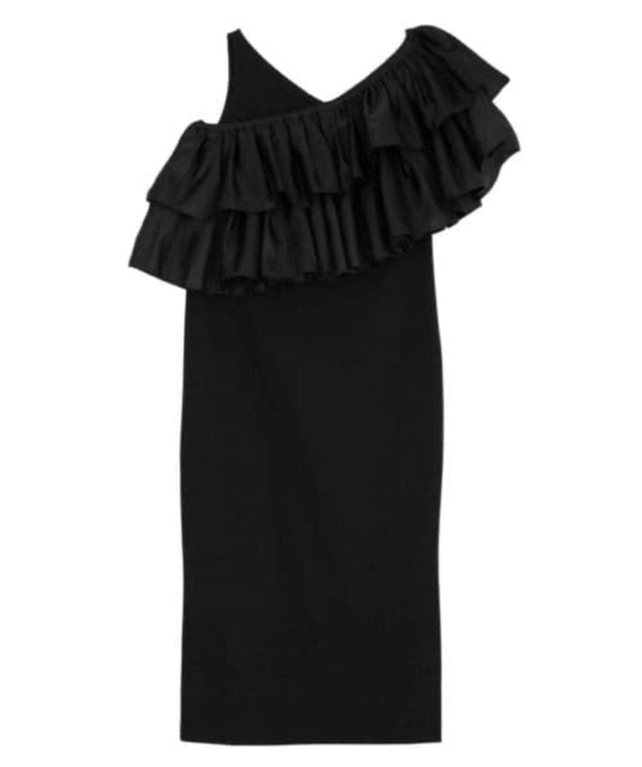 LUSTER TIERED LAYERED DRESS ameri オケージョン