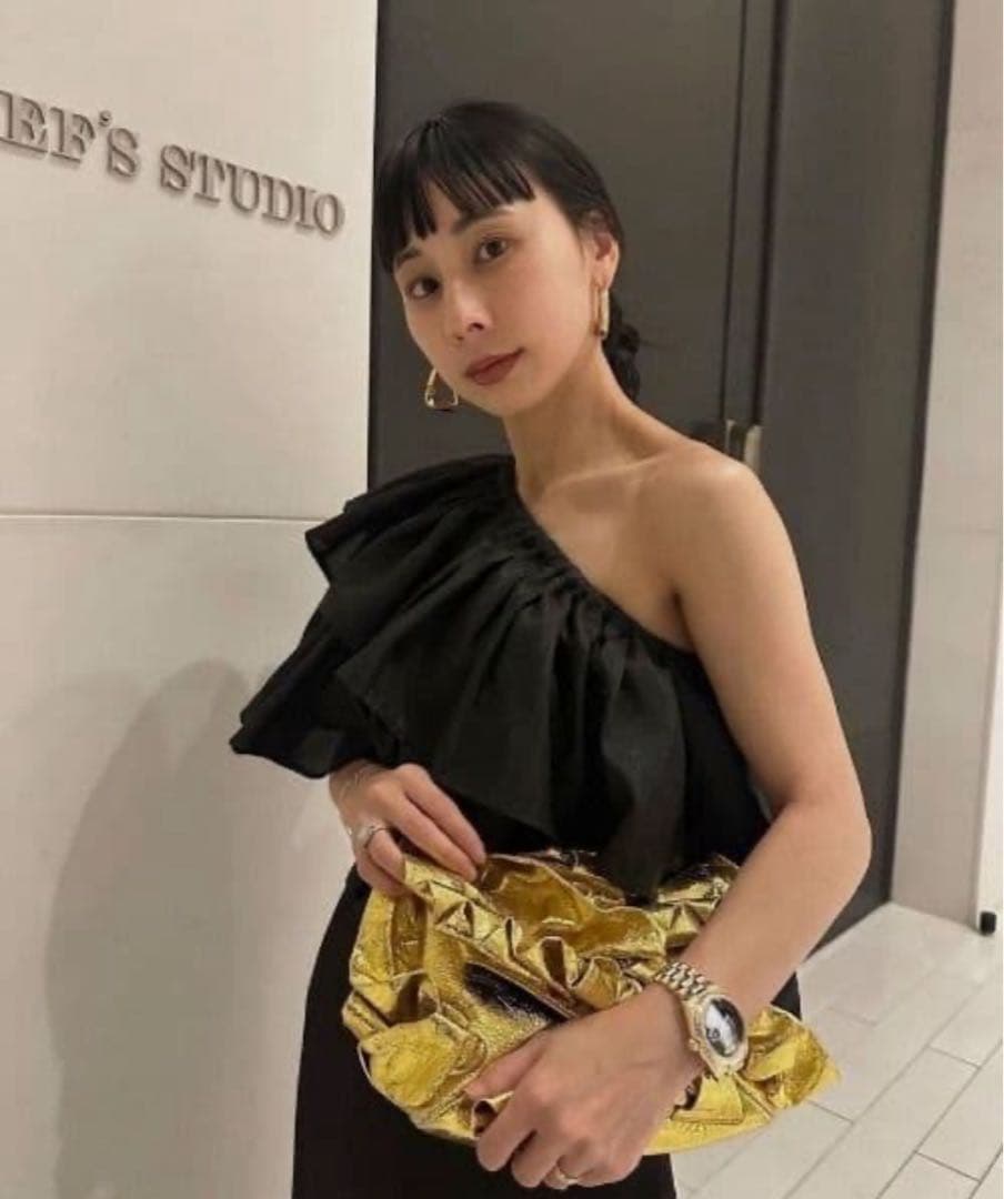 LUSTER TIERED LAYERED DRESS ameri オケージョン