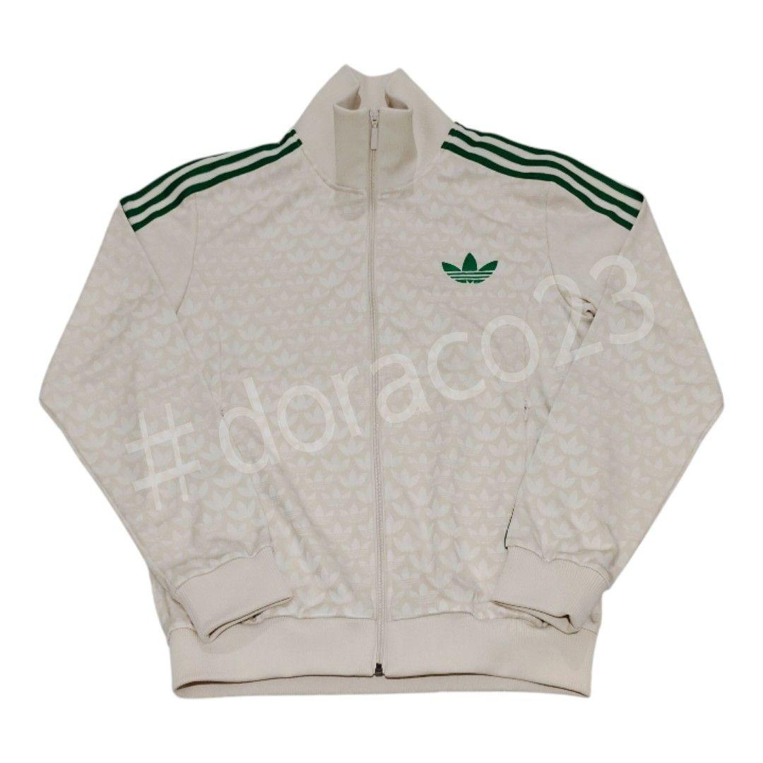 X*！様 【美品】adidas　トラックジャケット　モノグラム柄　トレフォイルロ