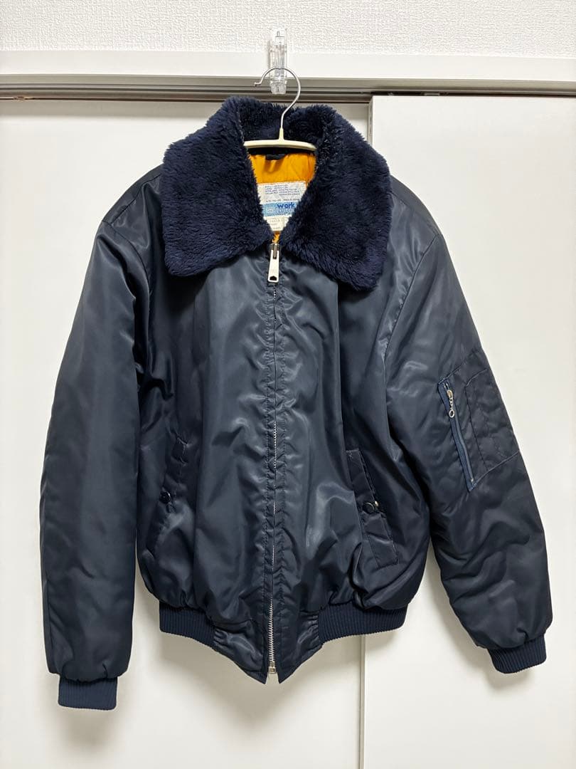 Sears シアーズ ブルゾン ネイビー B-15 フライトジャ