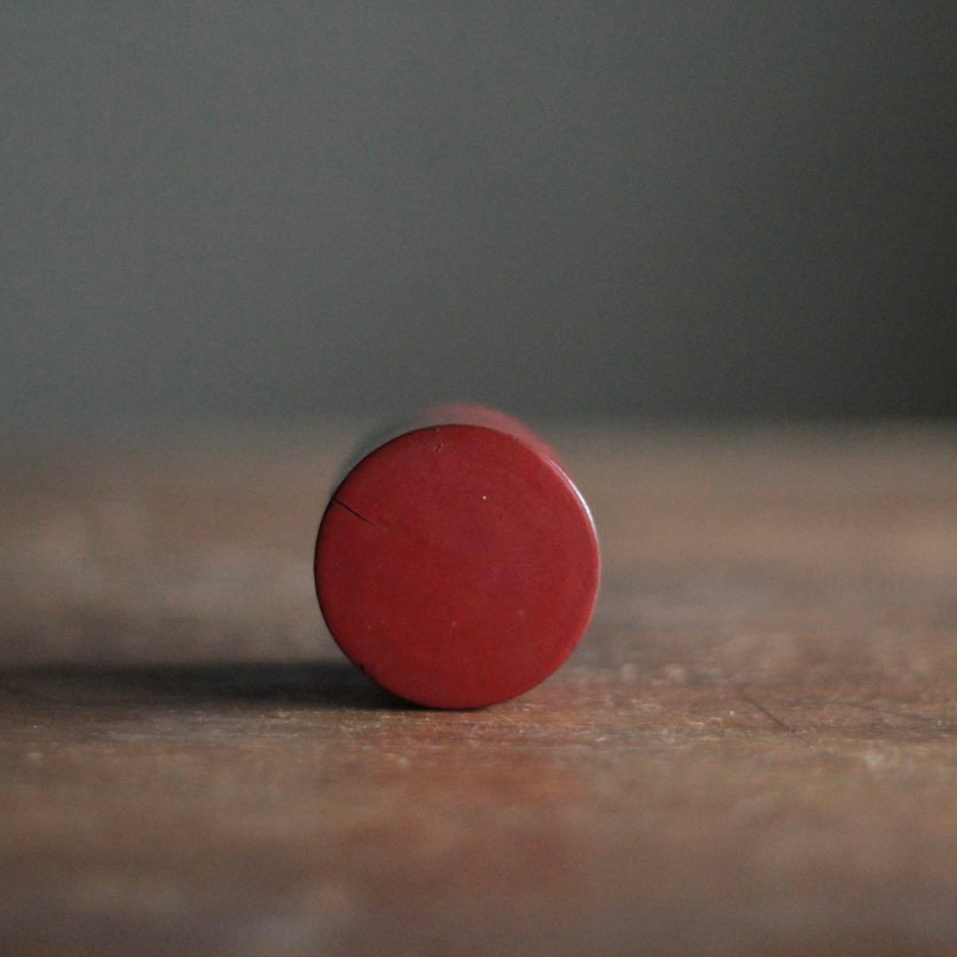 朱塗り 薬入れ 筒容器 漆器 古美術 古道具 アンティーク