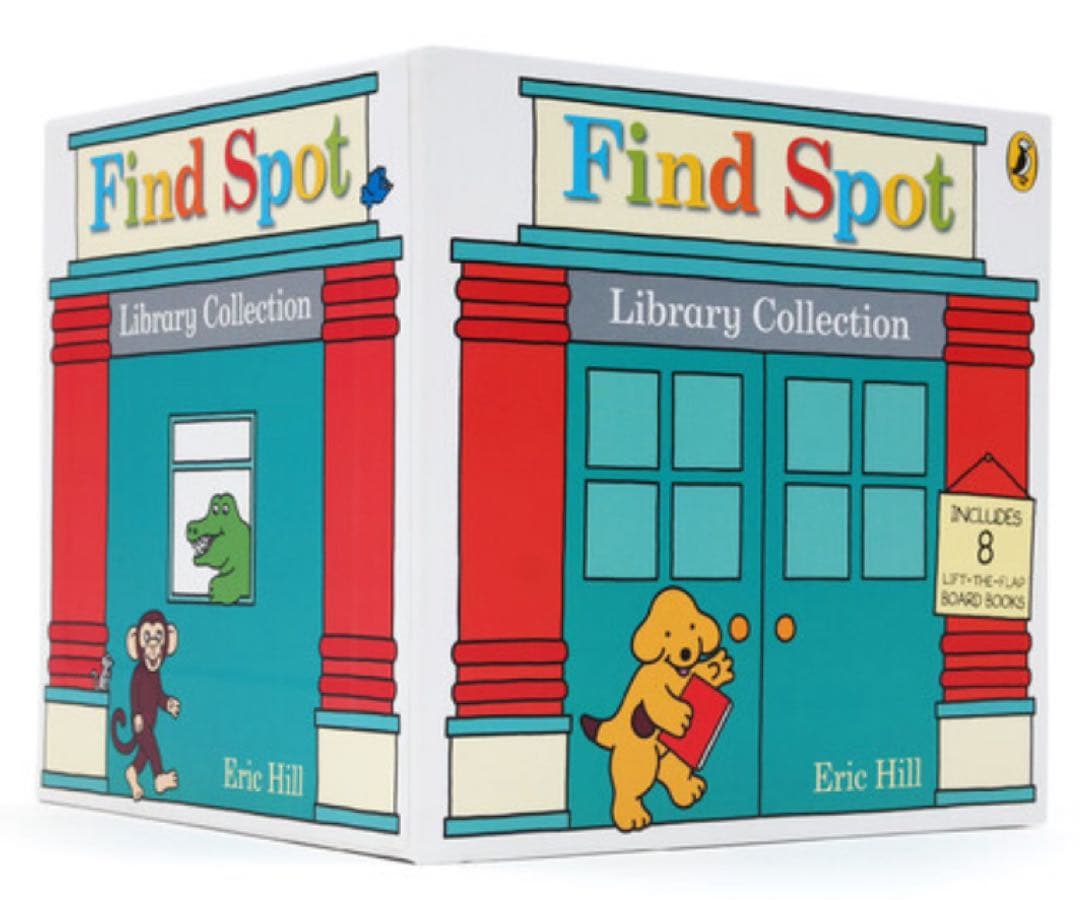 コロちゃん 仕掛け英語絵本 Find Spot ボードブック 仕掛け英語絵本8冊