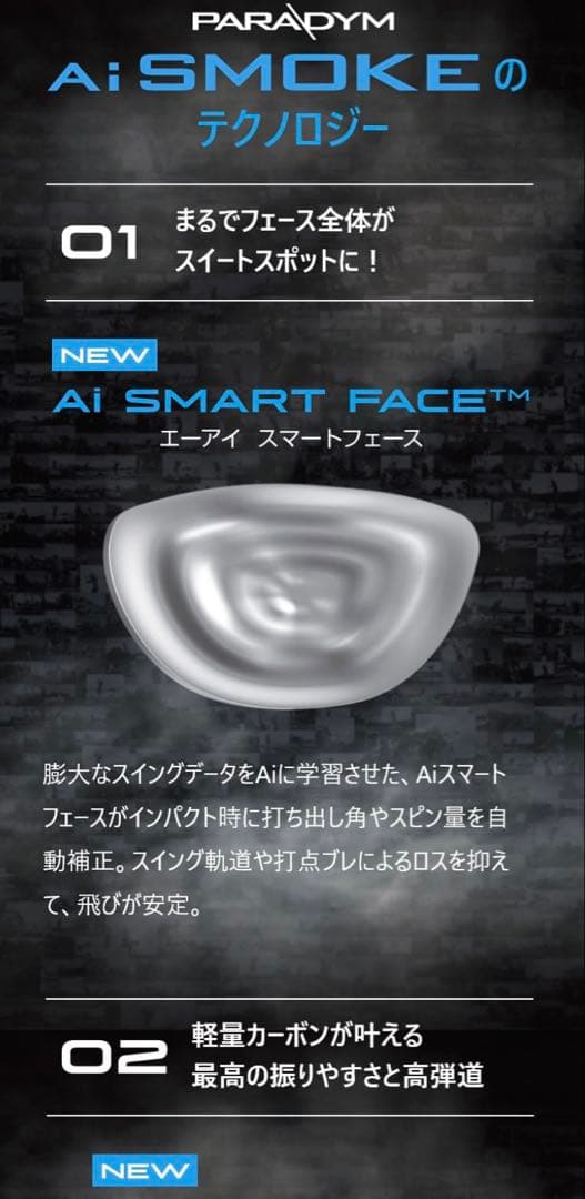 Callaway PARADYM A.I. SMOKE MAX ドライバー