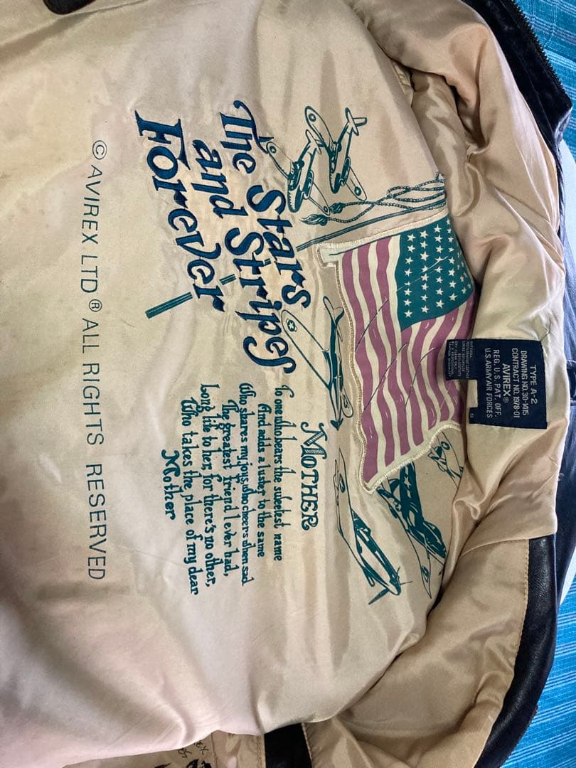 AVIREX TYPE A-2 ミリタリージャケット Sサイズ