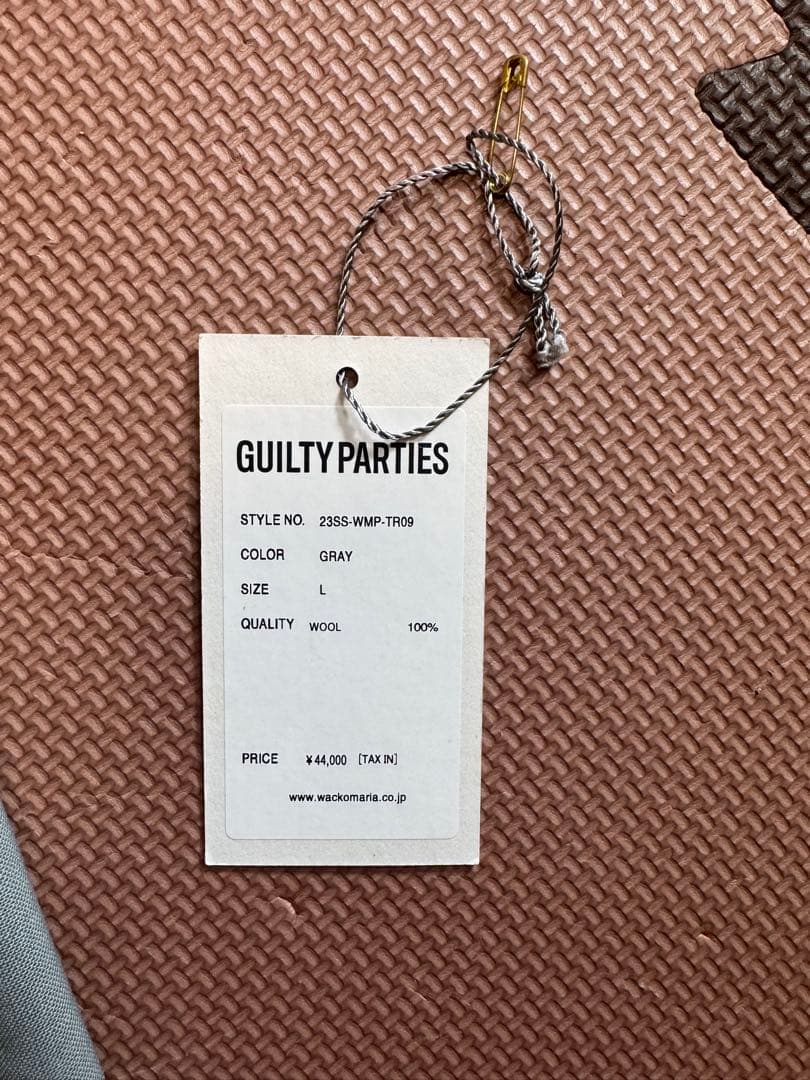 【WACKO MARIA】DORMEUIL TROUSER TYPE1 サイズL