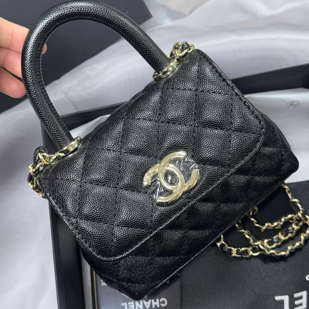 VIP限定✨非売品ブラック キルティング ハンドバッグ