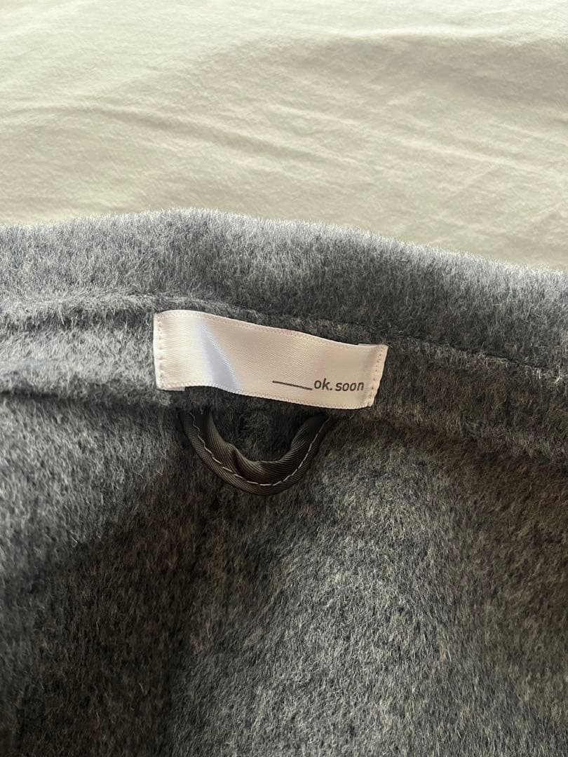 超美品✨ok.soon light melton coat オクスンロングコート