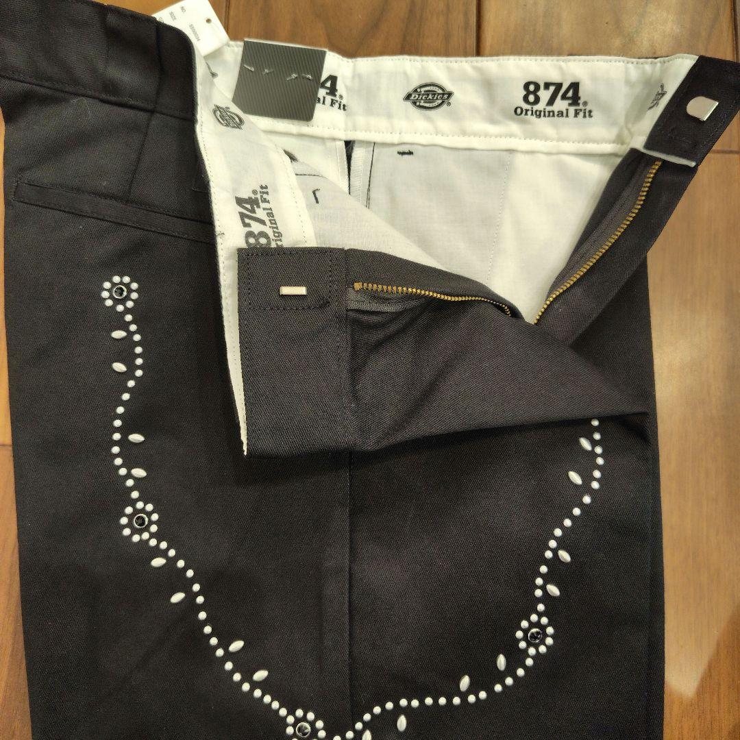 ディッキーズ874スタッズカスタム■W34キムタク木村拓哉古着アメカジ