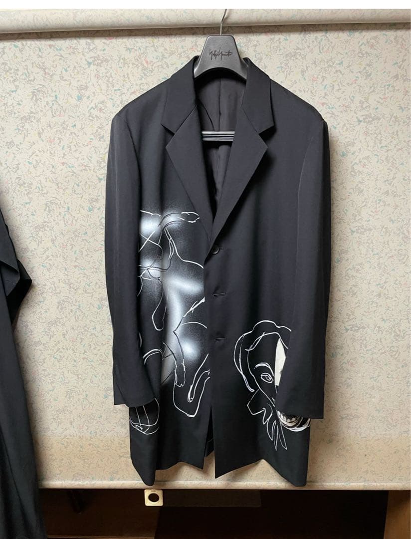 yohjiyamamoto 22ss 朝倉優佳スプレーハンドモチーフJKT