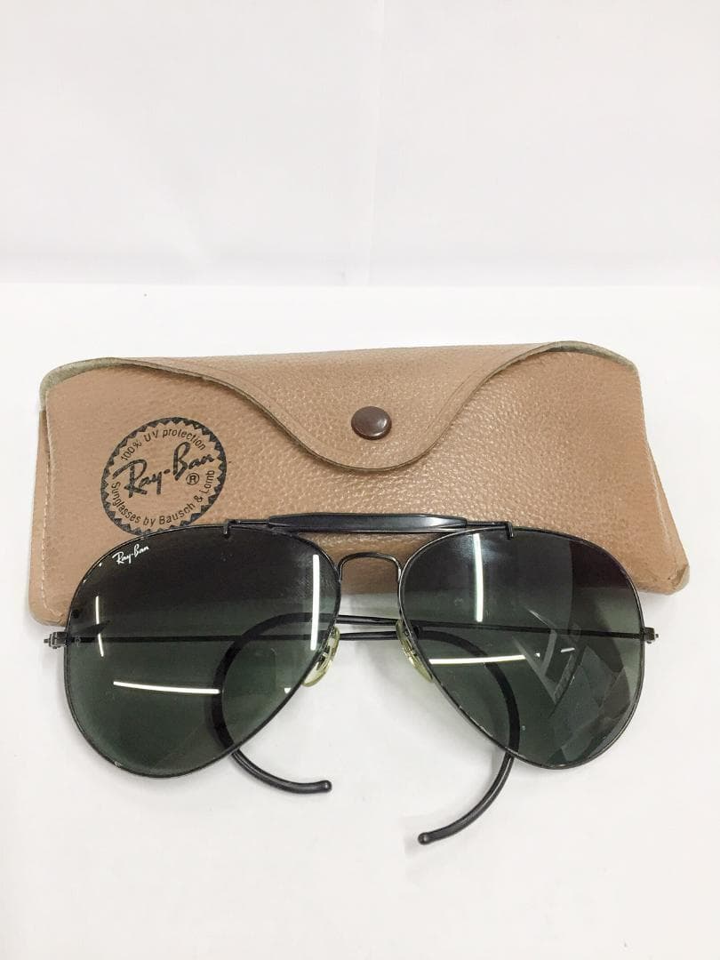 B&L/ボシュロム レイバン アウトドアーズマン ブラック メタルサングラス