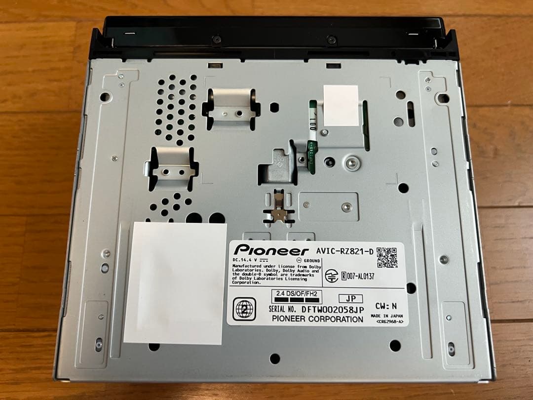 PioneerのAVIC-RZ821-D 楽ナビ