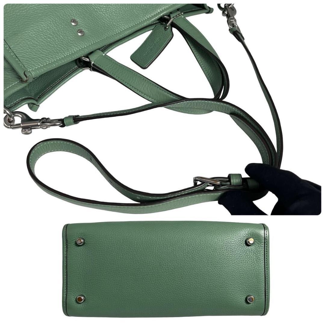 美品 COACH コーチ デンプシー キャリーオール ウィズ パッチ 2way