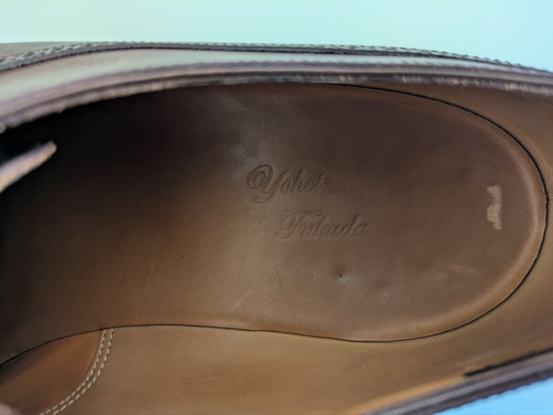 【美品】Yohei Fukuda ミュージアムカーフ(UK7.5-8.0程度)
