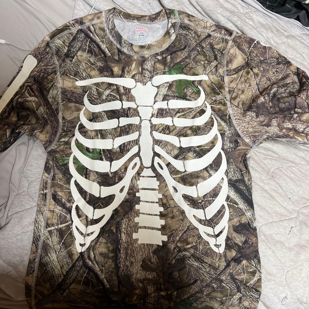 Supreme Hanes Bones Thermal リアルツリー 骨サーマル