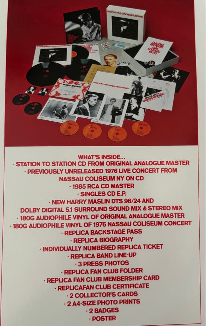 洋楽 David Bowie StationtoStation box