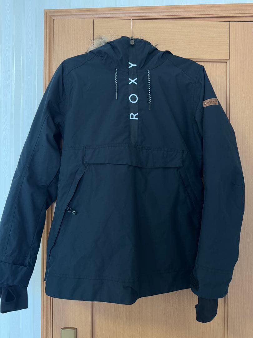 ATSU☺︎ROXY ロキシー スノボ ウェア アノラックジャケットブラック
