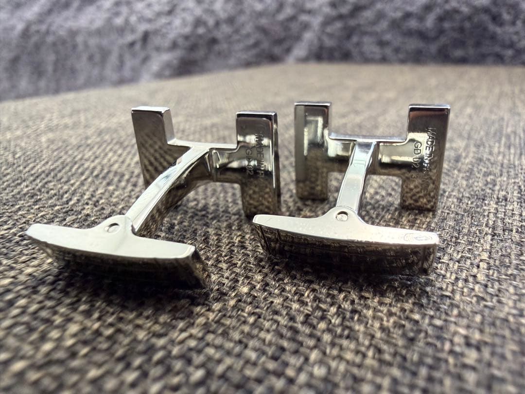 【超美品・現行品・正規品】HERMES H・オ・カレ カフス Hロゴ シルバー