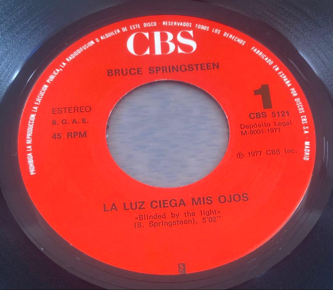 ◾️️極美盤◾️最高音質レア7インチシングル■ BRUCE SPRINGSTEEN /