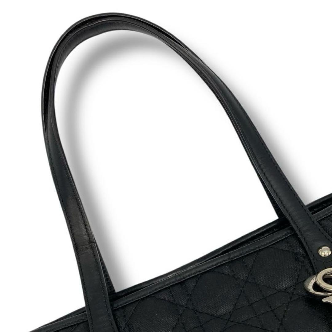 美品 Dior ディオール カナージュ パナレア トートバッグ バッグ A4 黒