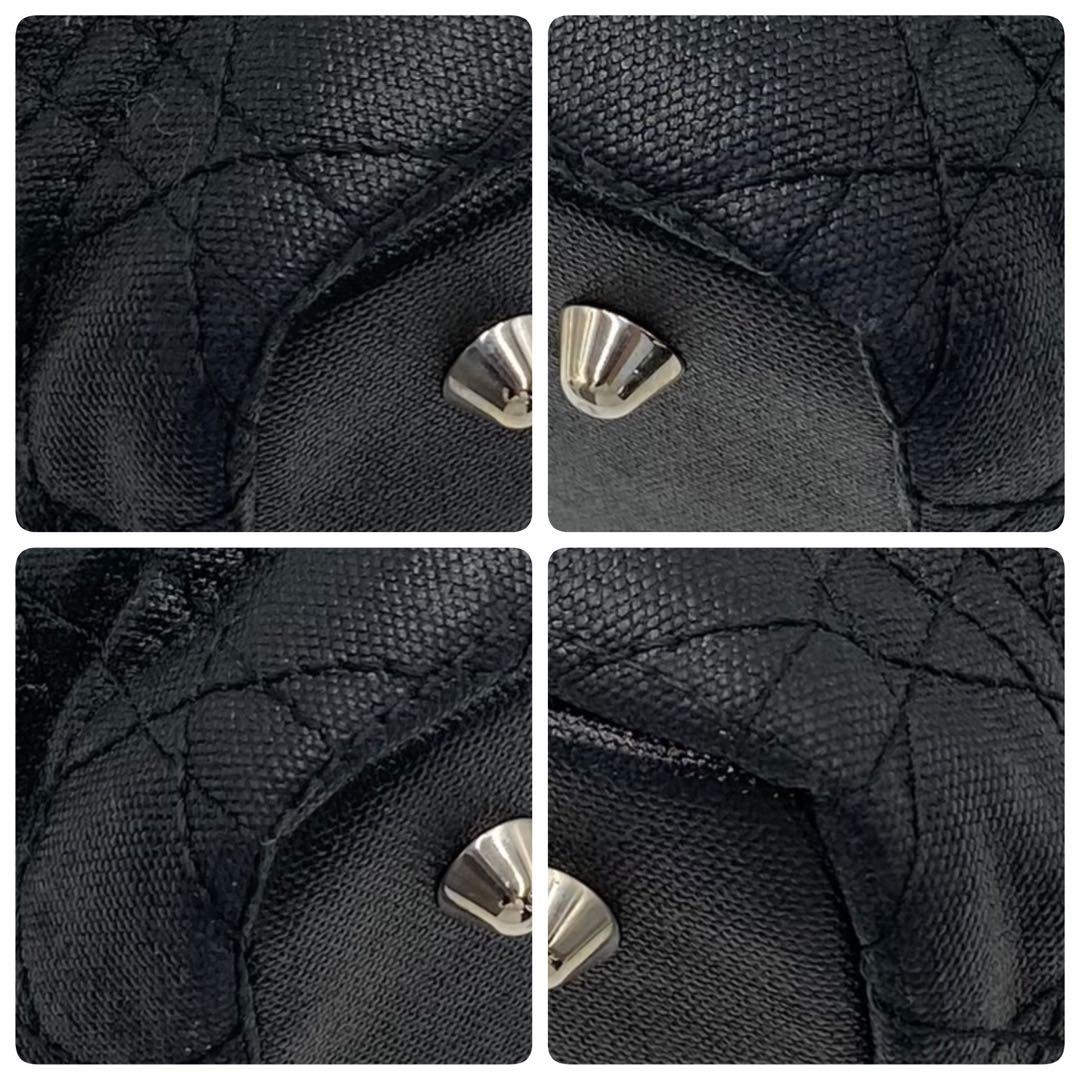 美品 Dior ディオール カナージュ パナレア トートバッグ バッグ A4 黒