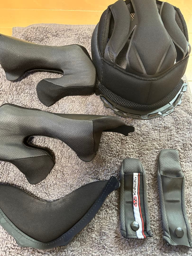 OGKカブトKAMUI3アクセルフラットブラックブルーフルフェイスヘルメット