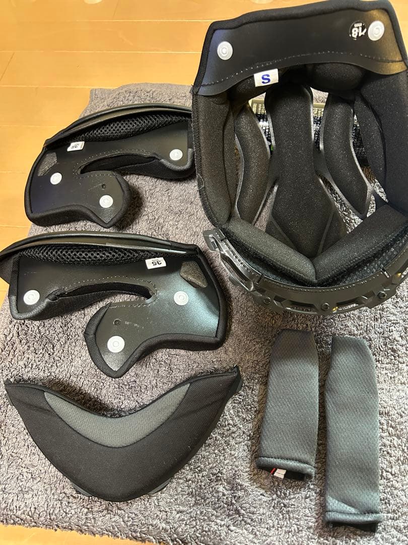 OGKカブトKAMUI3アクセルフラットブラックブルーフルフェイスヘルメット