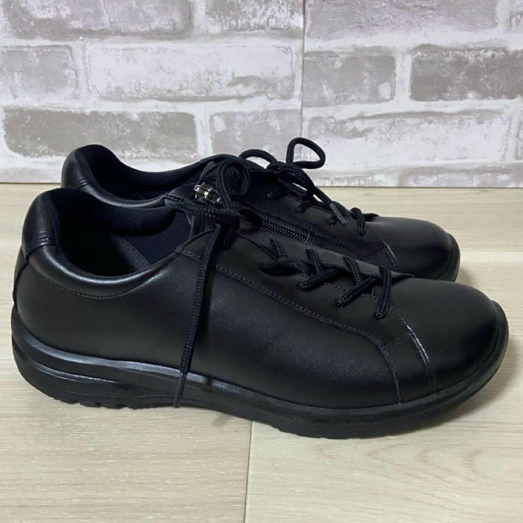 【極美品】アサヒ Medical Walk 23.5cm レザースニーカー