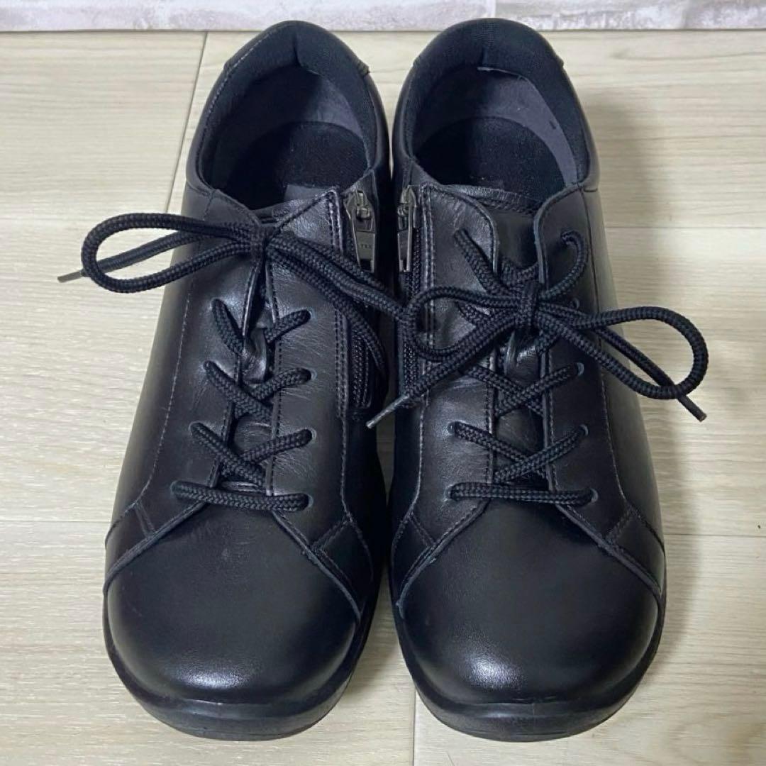 【極美品】アサヒ Medical Walk 23.5cm レザースニーカー