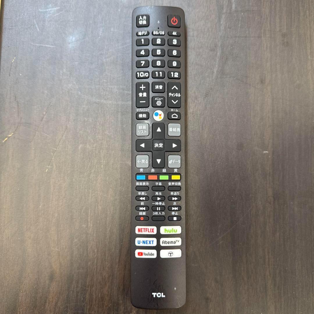 【美品】 4K対応　TCL 43P615 43型　アプリ内蔵式　2022年製