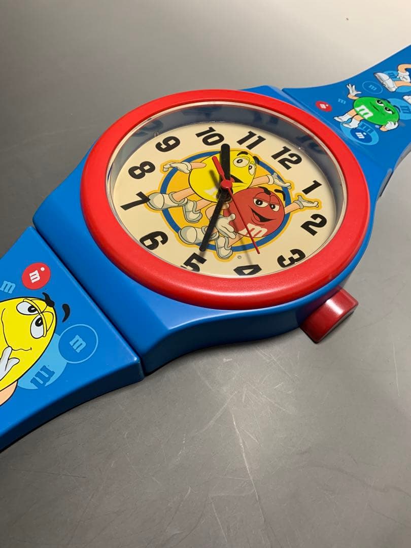 #124エムアンドエムズ　クロック　時計　アメトイ　ディスプレイ　サイン　M&M