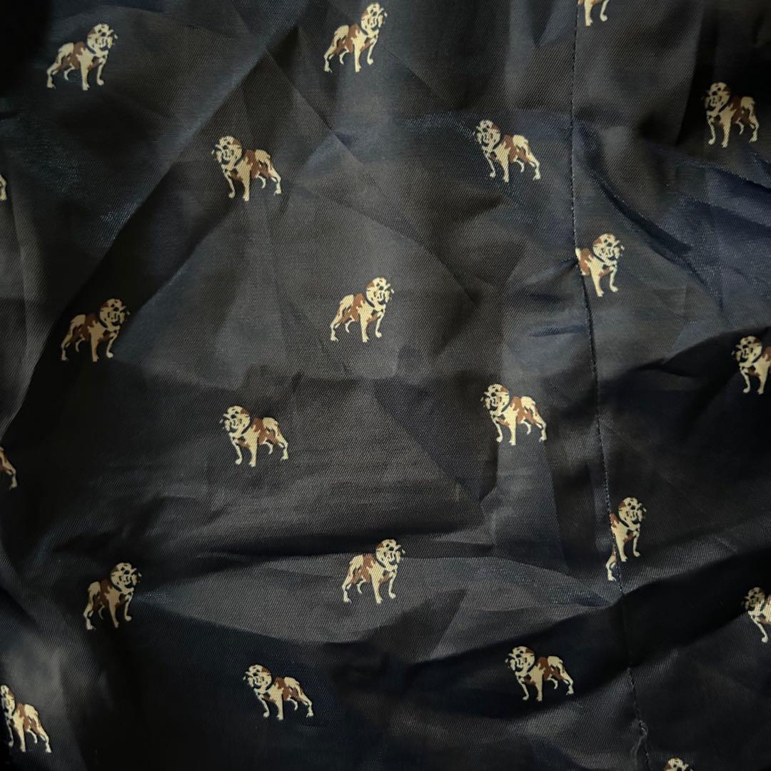 美品LAUREN RALPH LAUREN細畝コーデュロイテーラードジャケット紺