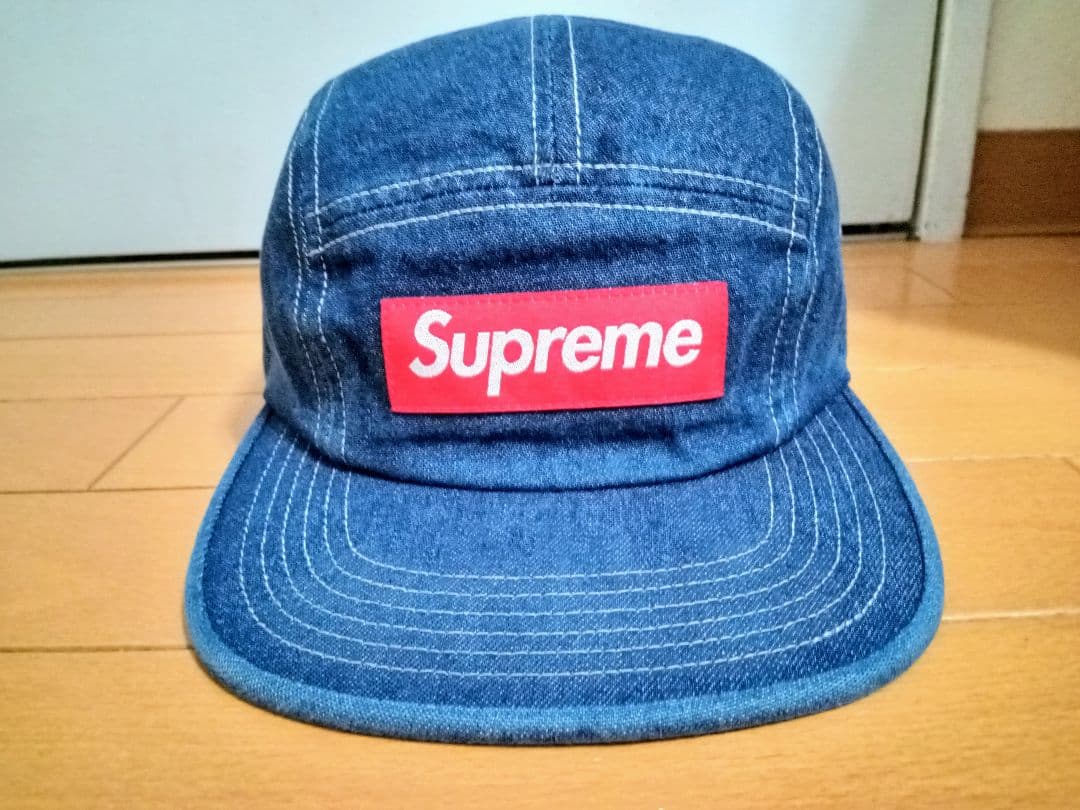 Supreme Cntrast Stitch Camp Cap デニム キャップ