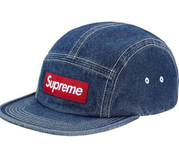 Supreme Cntrast Stitch Camp Cap デニム キャップ