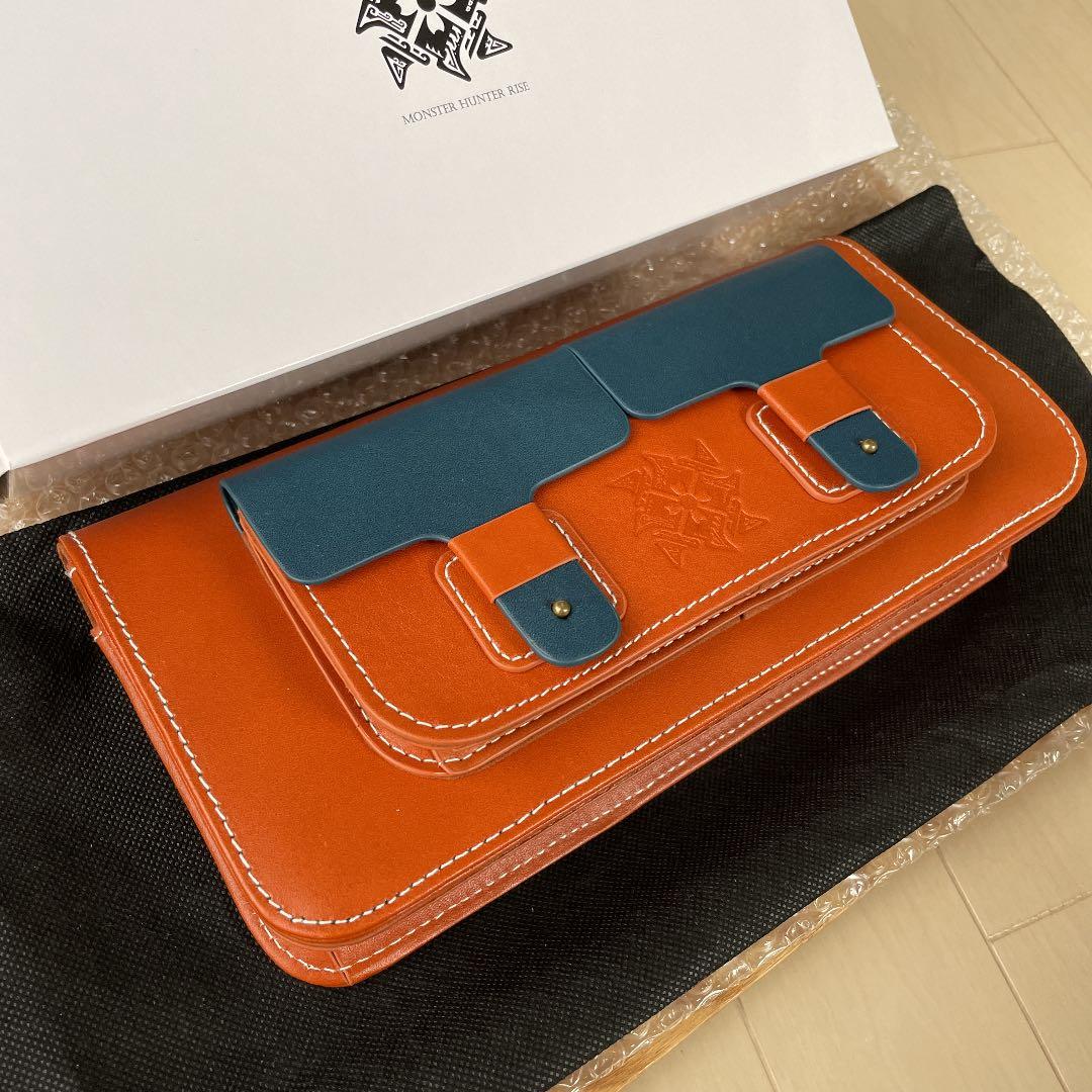 CAPCOM モンスターハンターライズ 本革マルチポーチ