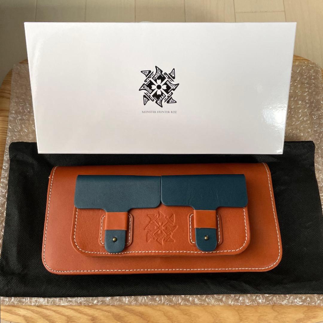 CAPCOM モンスターハンターライズ 本革マルチポーチ