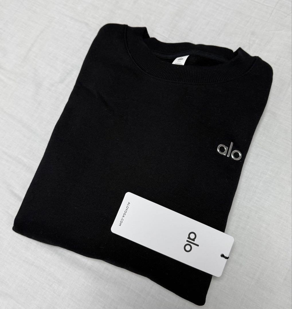 新品 alo Accolade Crew Neck Pullover L